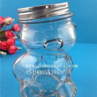 300ml小熊玻璃糖果罐