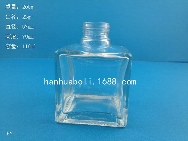110ml正方形香水玻璃瓶