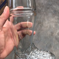 热销500ml玻璃鞋啤酒杯,工艺玻璃杯生产商