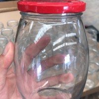 徐州生产800ml大肚罐头玻璃瓶,米酒玻璃瓶生产商
