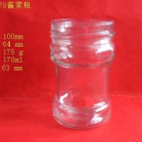 徐州生产170ml麻辣酱玻璃瓶,玻璃酱菜瓶生产商