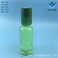 徐州生产100ml圆形橄榄油玻璃瓶厂家直销玻璃香油瓶