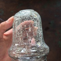 裂纹玻璃灯罩生产商工艺玻璃瓶批发