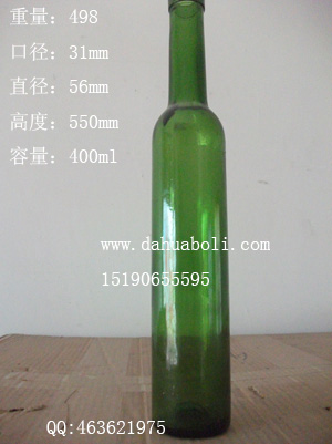 400ml绿色葡萄酒瓶