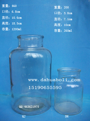 260ml--1200ml广口试剂瓶