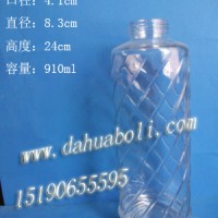 900ml出口玻璃饮鸟器瓶玻璃喂鸟器瓶生产厂家