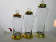 人参玻璃泡酒瓶,大容量玻璃储物罐,酿酒玻璃罐