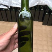 500ml墨绿色橄榄油玻璃瓶,方形玻璃橄榄油瓶
