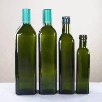 墨绿色方形橄榄油玻璃瓶生产厂家