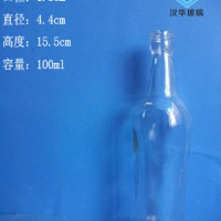 热销100ml玻璃小酒瓶厂家直销空玻璃酒瓶