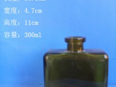 300ml喷涂长方形香薰玻璃瓶