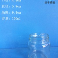 徐州生产100ml酱菜玻璃瓶果酱玻璃瓶批发