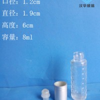 徐州生产8ml滚珠玻璃瓶透明玻璃瓶批发