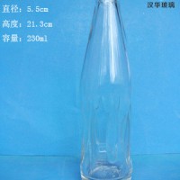 热销230ml汽水玻璃瓶牛奶玻璃瓶生产商