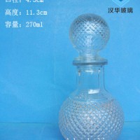 厂家直销250ml地球玻璃工艺酒瓶半斤装保健酒瓶