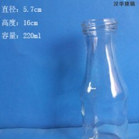 批发220ml果汁玻璃瓶徐州饮料玻璃瓶批发