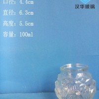 热销100ml莲花玻璃烛台蜡烛玻璃杯批发