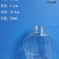热销250ml玻璃蜂蜜瓶食品玻璃瓶生产厂家