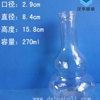 徐州生产半斤装葫芦玻璃酒瓶250ml葫芦玻璃酒瓶