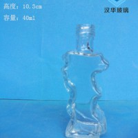 热销40ml玻璃小酒瓶白酒玻璃瓶批发