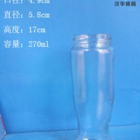徐州生产270ml果汁玻璃瓶饮料玻璃瓶生产厂家