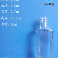 徐州生产50ml长方形活络油玻璃瓶风油精玻璃瓶