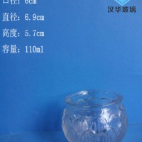 热销100ml莲花玻璃烛台徐州蜡烛玻璃杯批发