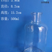 厂家直销500ml透明小口试剂玻璃瓶