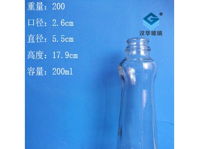 热销200ml麻油玻璃瓶,徐州玻璃香油瓶生产厂家