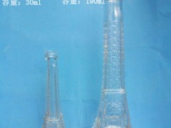 厂家直销工艺玻璃瓶,铁塔玻璃许愿瓶生产厂家