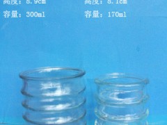 徐州生产螺纹玻璃烛台,厂家直销蜡烛玻璃杯