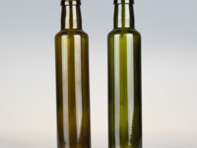 250ml茶色玻璃圆形橄榄油玻璃瓶批发