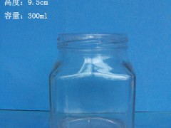 徐州300ml方形蜂蜜玻璃瓶价格