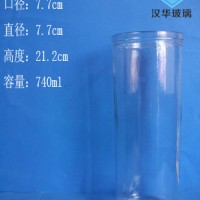 热销740ml出口蜡烛玻璃杯,直筒玻璃烛台批发