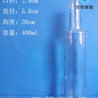 徐州生产400ml圆形橄榄油玻璃瓶