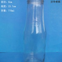 徐州生产770ml玻璃牛奶瓶厂家直销酸奶玻璃瓶