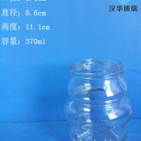 徐州生产370ml蜂蜜玻璃瓶,果酱玻璃瓶批发