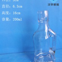 200ml卡扣玻璃酒瓶生产厂家