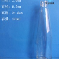 徐州生产420ml锥形麻油玻璃瓶,酱油玻璃瓶批发