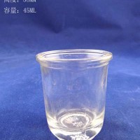 批发45ml玻璃小酒杯,玻璃口杯酒生产厂家