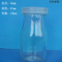 厂家直销100ml布丁玻璃瓶,玻璃酸奶瓶生产厂家