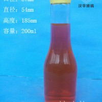 徐州生产200ml玻璃饮料瓶价格,订制果汁玻璃瓶