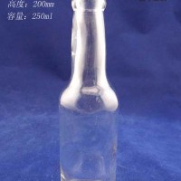 热销260ml玻璃果汁瓶,汽水玻璃瓶生产厂家