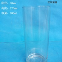 徐州生产200ml牛奶玻璃杯,玻璃果汁杯饮料玻璃瓶