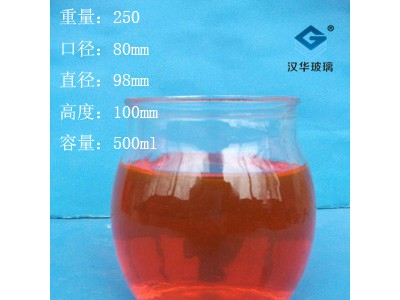 徐州生产500ml蜡烛玻璃杯工艺玻璃烛台批发