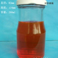 250ml广口饮料玻璃瓶,果汁玻璃瓶批发