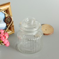 徐州生产大容量玻璃密封罐广口玻璃储物罐批发