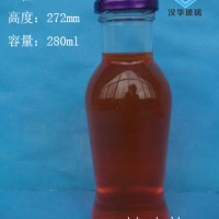 厂家直销280ml果汁饮料玻璃瓶