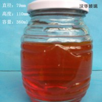 厂家直销360ml螺纹蜂蜜玻璃瓶
