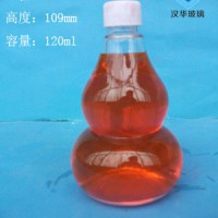 徐州生产120ml小葫芦玻璃酒瓶